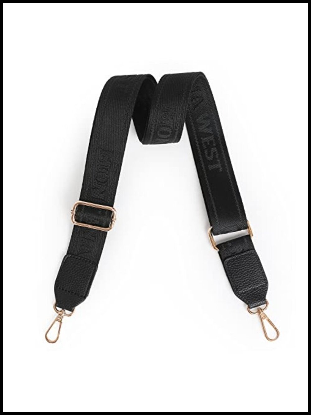 Nylon Wide Crossbody Purse Strap Adjustable Replacement 34-57"
